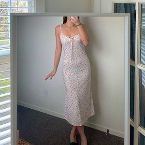 Zara Dainty Midi Floral Dress
